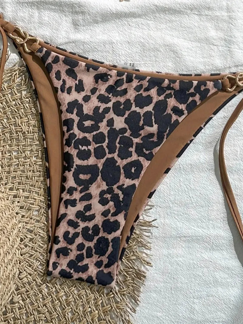 Wild Heart Leopard Bikini Set