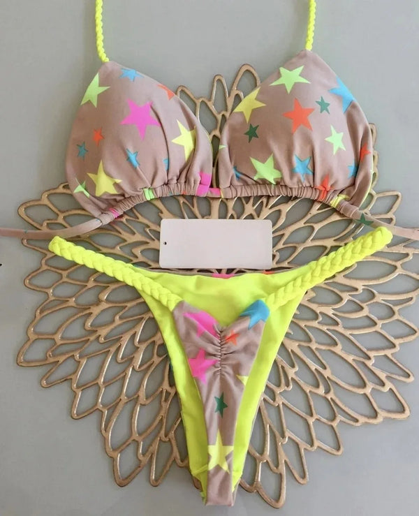 Bold Print Bikini Delight