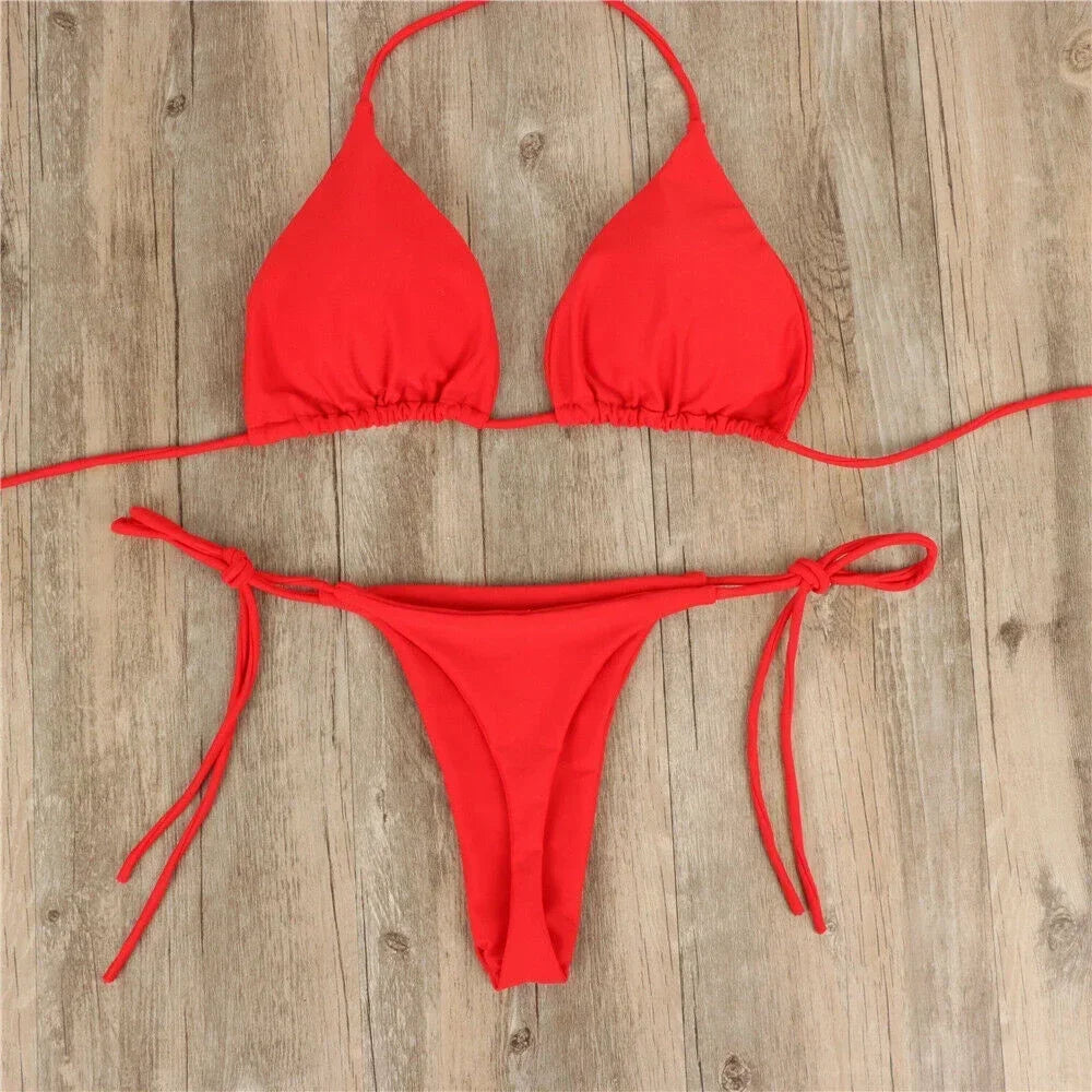 Sleek Bikini Beach Set
